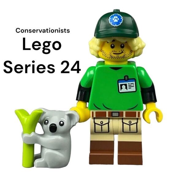 LEGO Minifigure Series 24 Conservationist Figure Koala Figure - Picture 1 of 10
